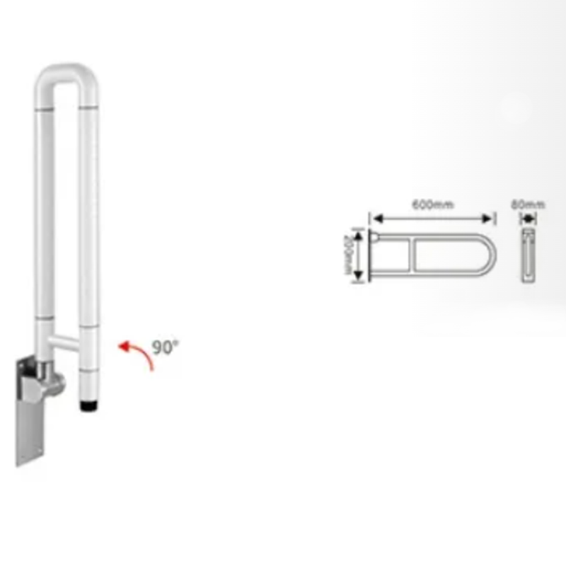 Bathroom Security Assist Railing for Toilet