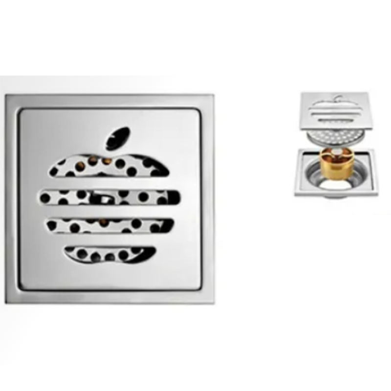 Brushed 304 stainless steel floor drain