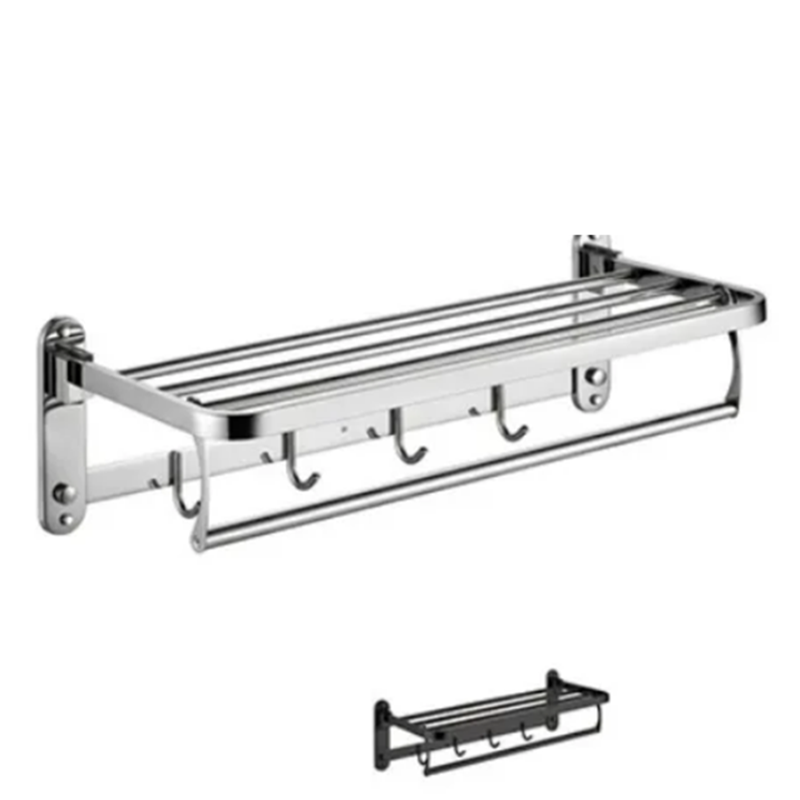 Holder foldable  stainless steel towel shelf