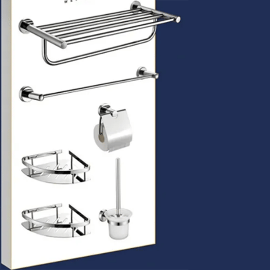 A set of bathroom hardware hanging accessories